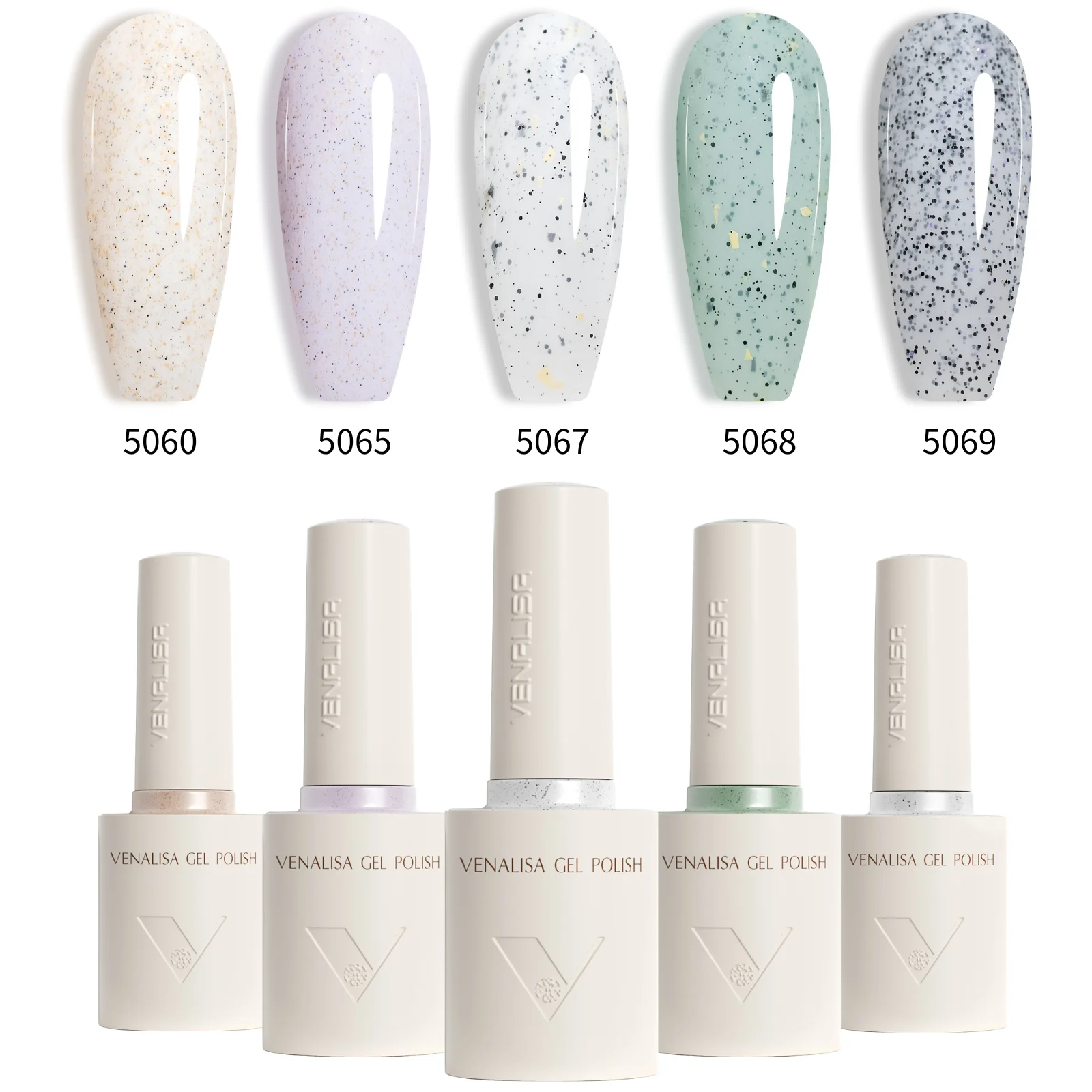 2/3/5pcs * 10ml Venalisa Nagelgel Polish HEMA/TPO GRATIS Ultra Jelly Kleur Semi transparant Zomer Kleur Losweken UV/LED Glanzende Gel