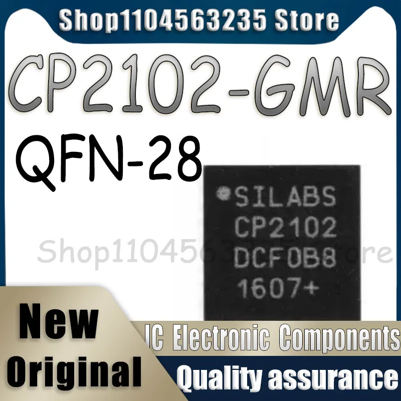 

5PCS 100% New CP2102-GMR QFN-28 In Stock Wholesale