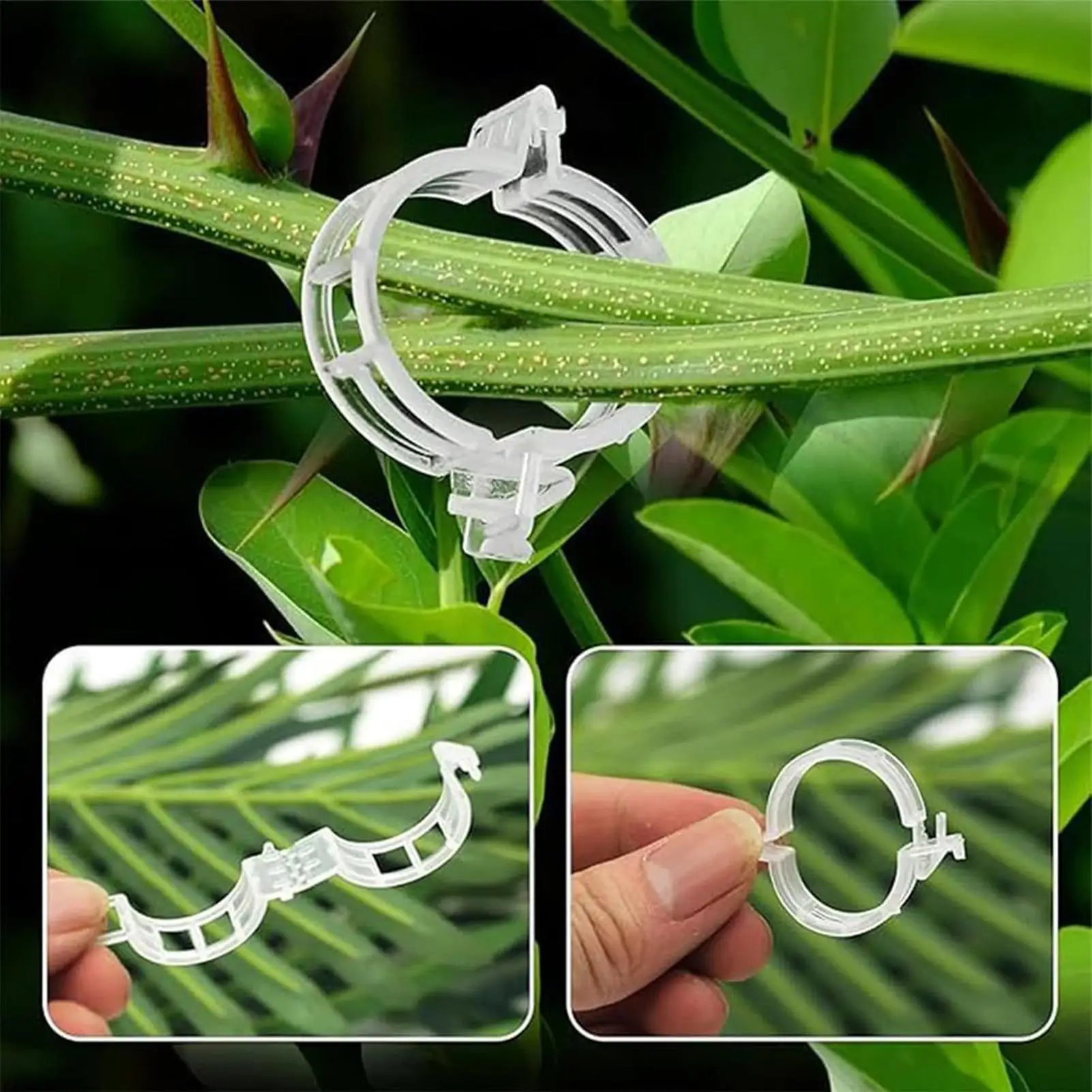Tomato String Hooks Prevent Pinching Heavy Duty Support 40-Piece Tomato Hooks For Climbing Plants For Indoor Outdoor Garden Yard