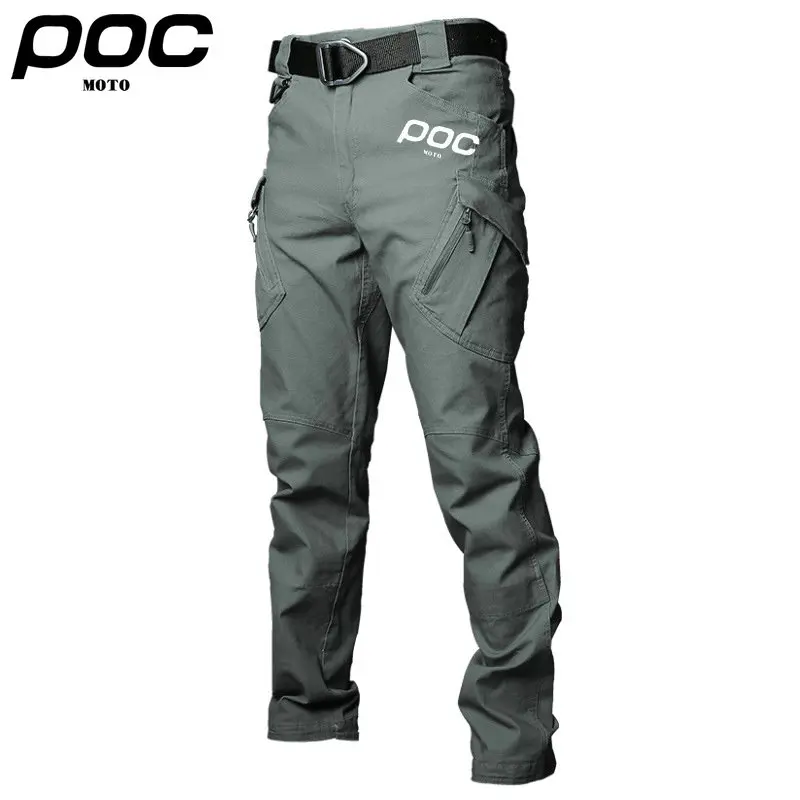 Cycling MOTO POC Long Pants Men Downhill Mountain Bike Trousers MTB Enduro Road Bicycle Bottoms Culottes Ciclismo Pantalon Vtt