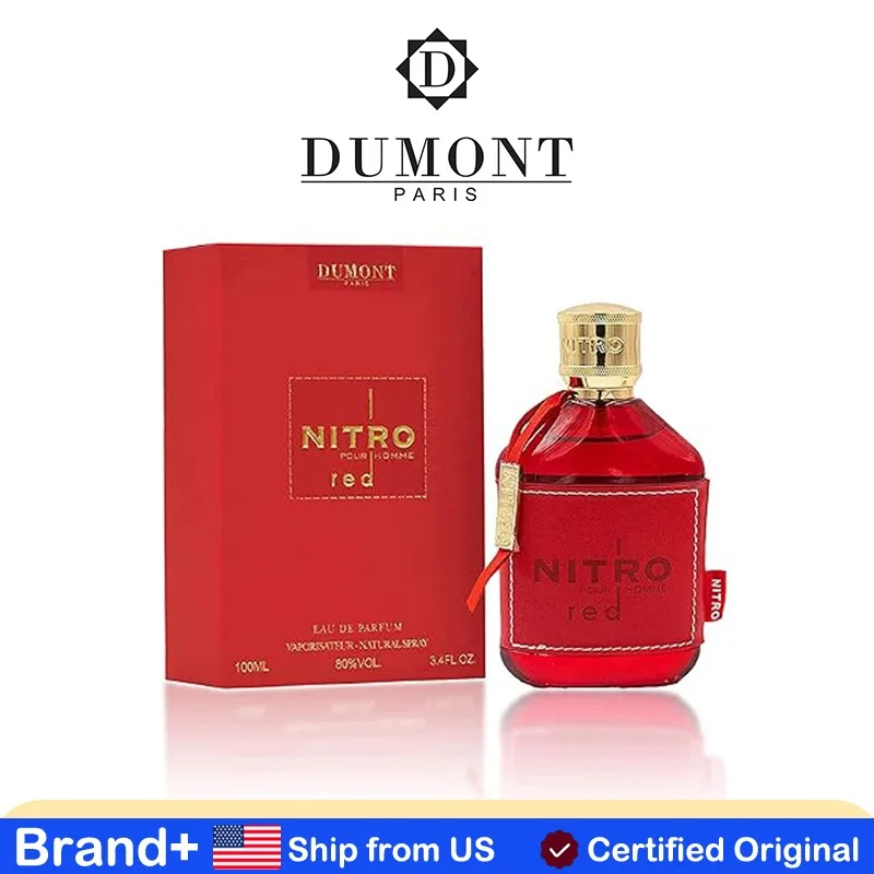 

Dumont NITRO RED Eau De Parfum Luxury Perfume for Men Long Lasting Cologne Mist Body Spray 100ML Cologne Persistence Pheromone