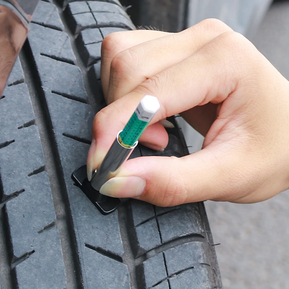 25mm Measuring Pen Color Coded Digital Caliper Monitoring Tool Car Tyre Tire Tread Auto Depth Thickness Gauge Meter