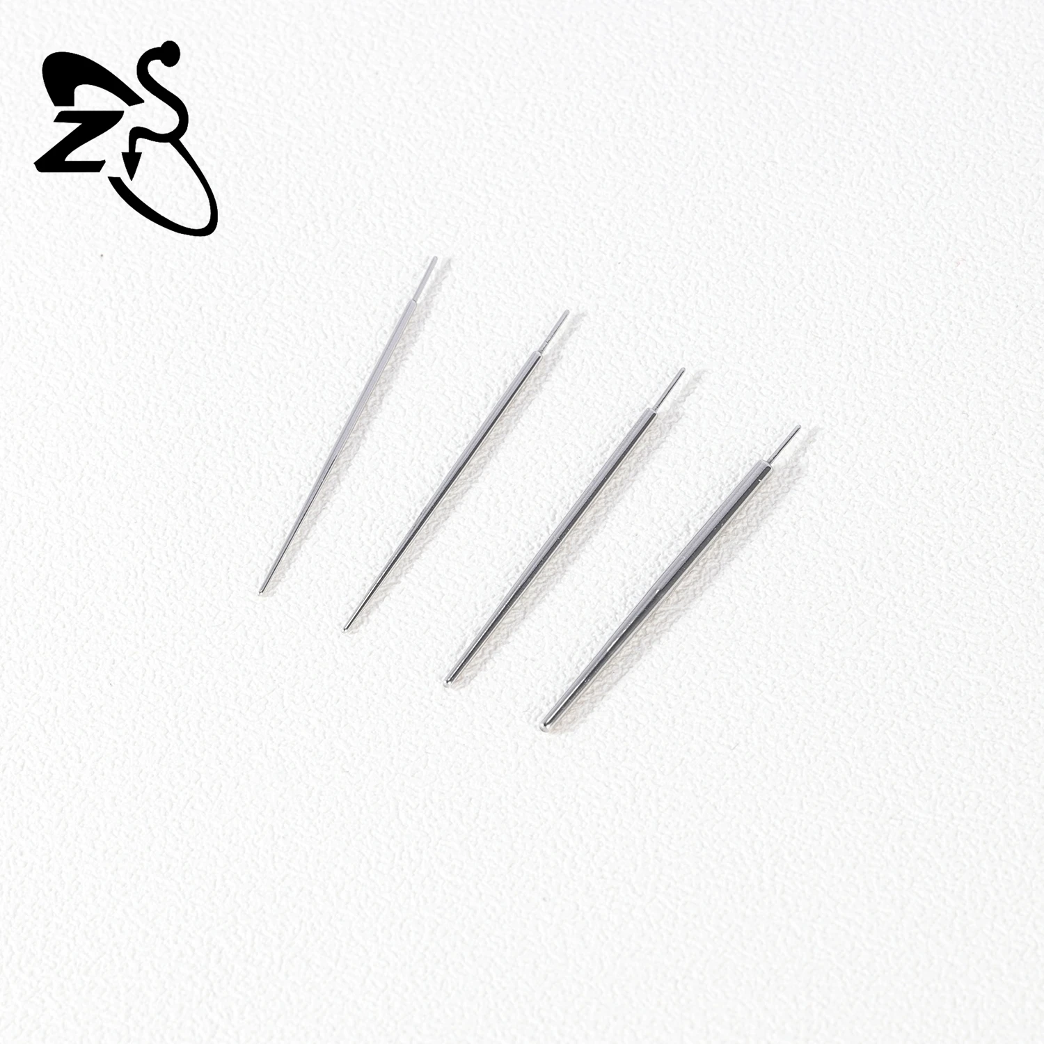 ZS 1 STÜCK Gerades, gebogenes Edelstahl-Kegelwerkzeug, gewindeloses Einsetzen, Schraub-Assistent-Set für Ohr-/Nasen-/Navel-Piercing-Werkzeuge – Detail 20