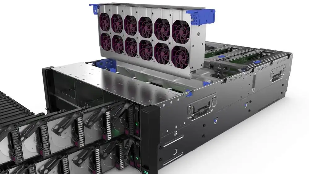 เซิร์ฟเวอร์ GPU NAS Supermini HPE DL580 Gen10 Xeon Gold 5120 CPU แร็ค4U