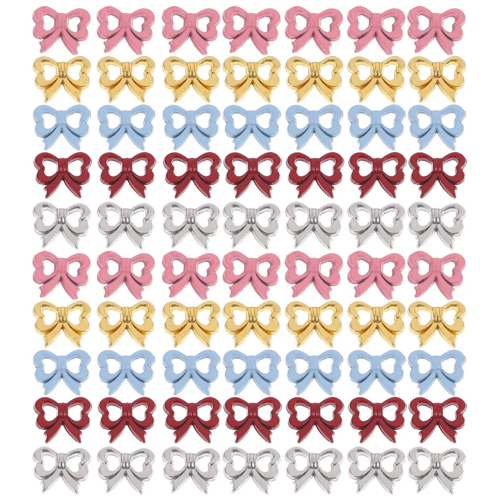 100 قطعة أزرار تصميم القوس سبيكة صغيرة الخياطة السحابات DIY بها بنفسك الملابس والاكسسوارات أزرار الزخرفية الأنيقة زر أنيق #5