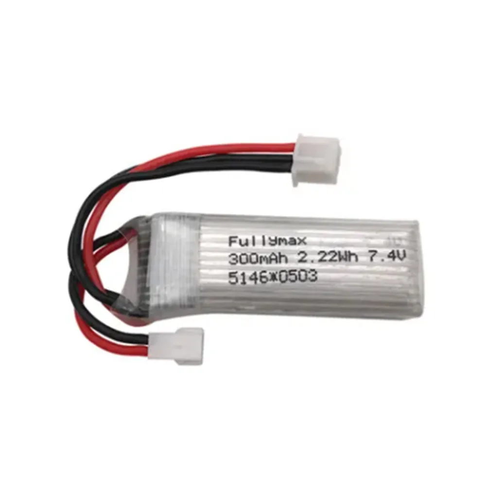 7.4V 300mAh 25C Bateria Lipo do WLToys F959 XK DHC-2 A600 A700 A800 A430 RC Samolot RTF 7.4V Bateria zastępcza 5szt.