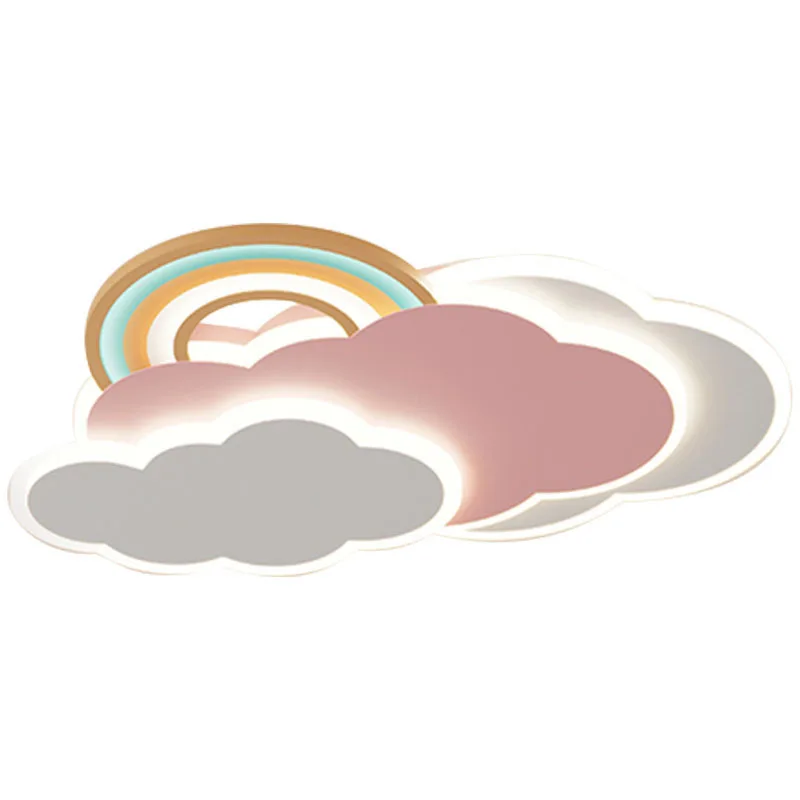 Cute Cloud Shape Ceiling Lamps Warm Romantic Creative Girls Bedroom Nordic Modern Simple Room Ceiling Lights