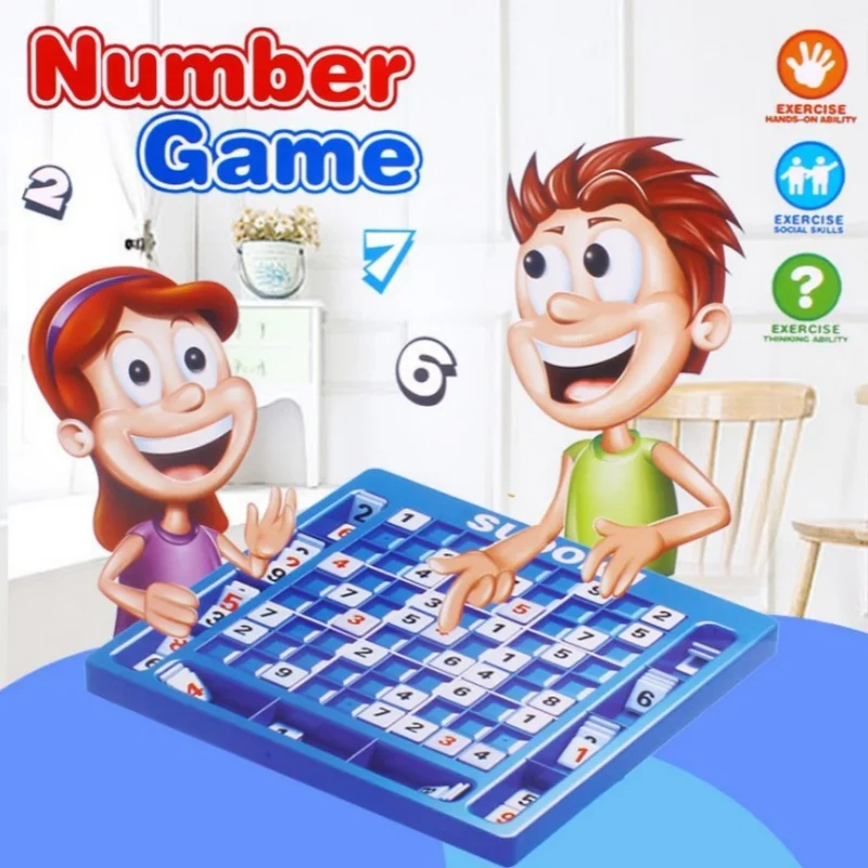 Sudoku Nine Palace Grid Jigsaw Cube Number Games Table Games Children Learn Puzzle Toys Thinking Training Parent-child Games