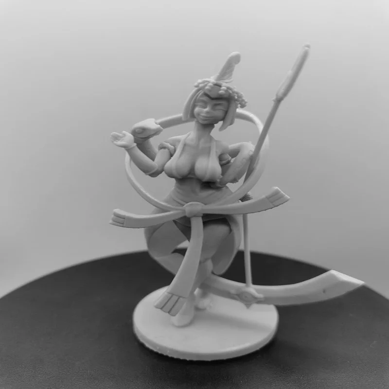 

1/24 масштабная фигурка из смолы, красивая египетская девушка, сделай сам, сборная модель, комплект, разобранная и неокрашенная 3D-статуя, игрушка