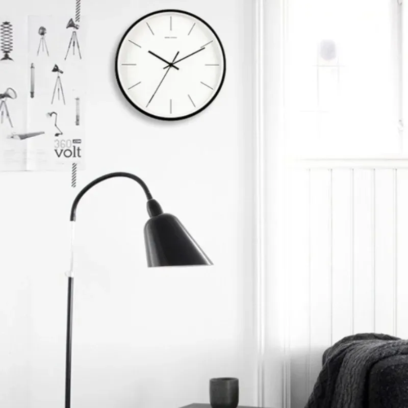 Simple Wall Clocks Nordic Modern Fashionable Wall Clocks Electroplated Metal Silent Watches Durable Resistant Decoration