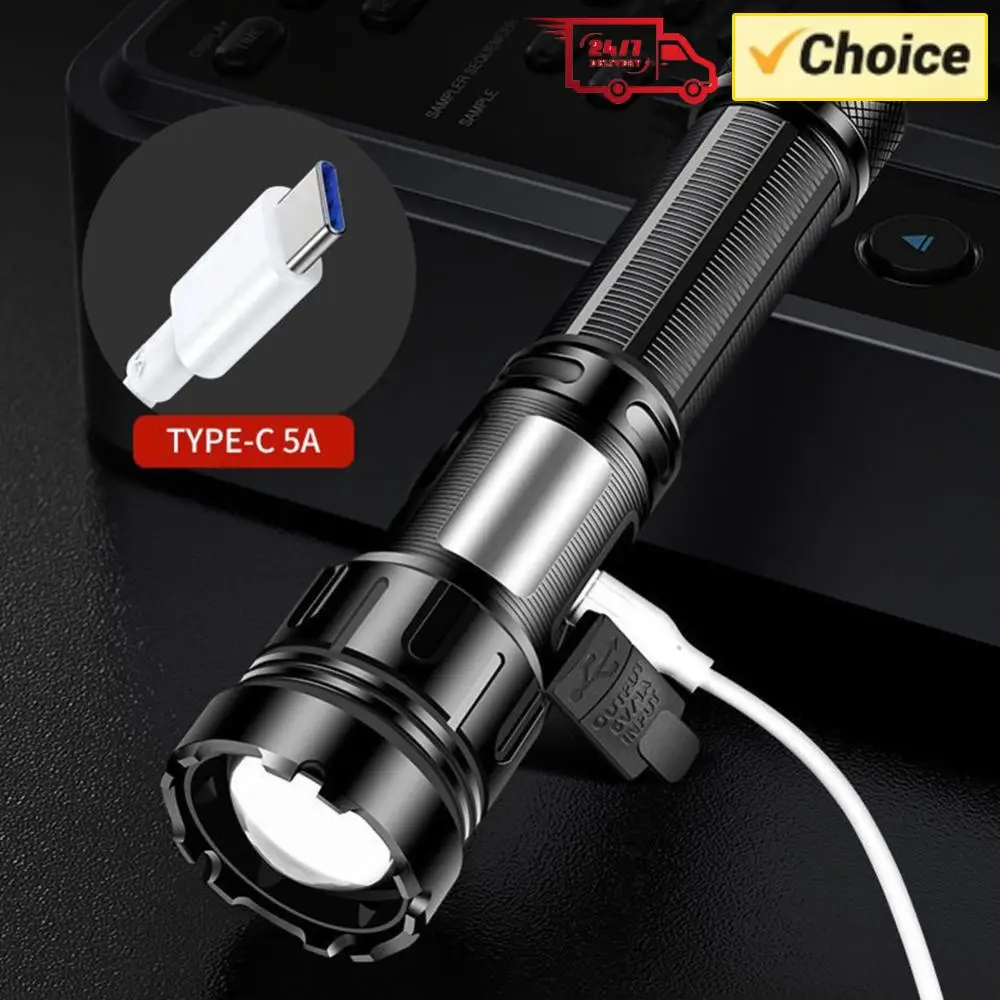 

XHP50 Портативный фонарик 800LM COB Светодиодный уличный фонарь 1200 мАч Type-C USB Перезаряжаемый фонарик Кемпинг Рыбалка Освещение Инструмент Лампа