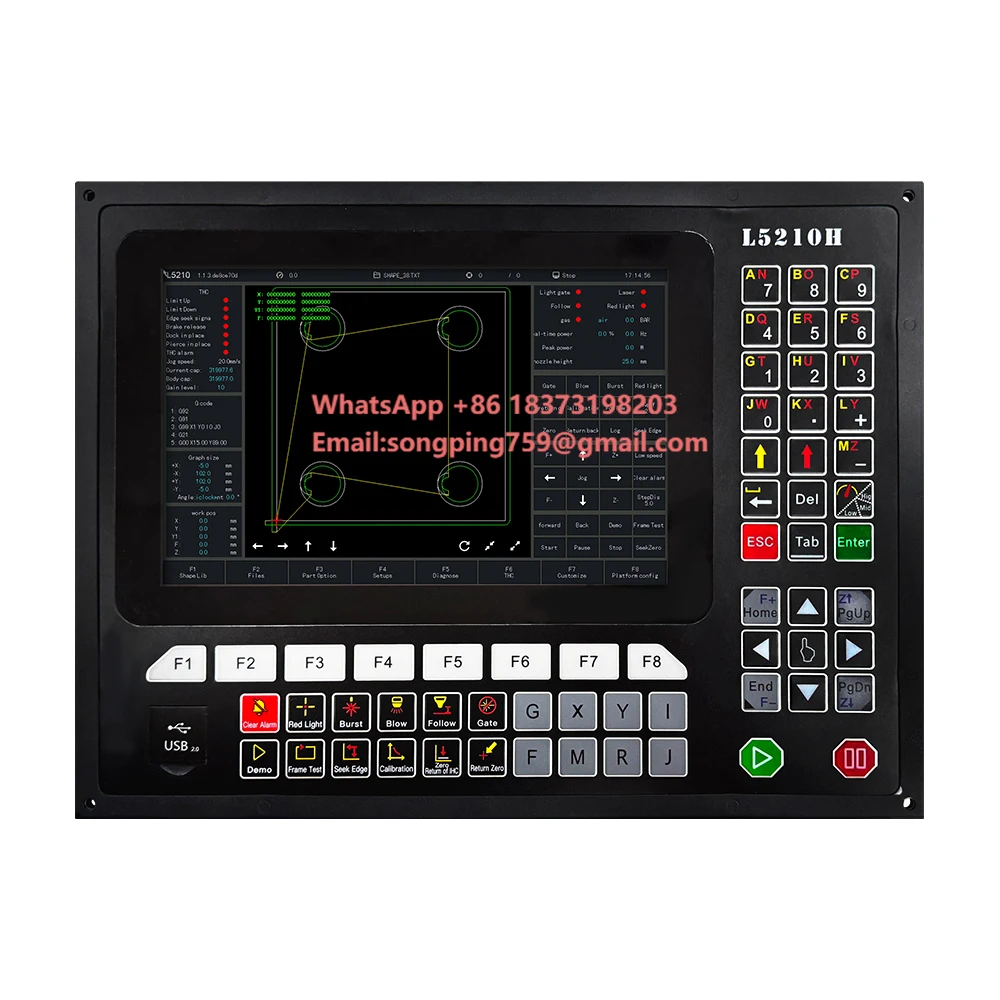 

New Design Fangling L5210H ARM La ser Cutting Machine Controller Plate Cutting CNC Controller
