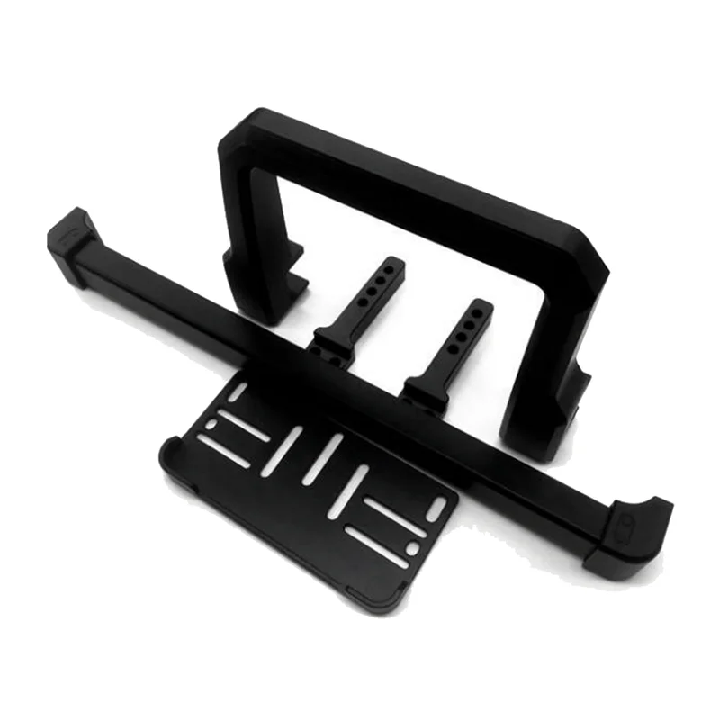 

BEDW-Metal Adjustable Front Bumper For 1/10 RC Crawler Car TRX4 Defender TRX6 G63 Axial SCX10 SCX10 II 90046 90047 SCX10 III Kit