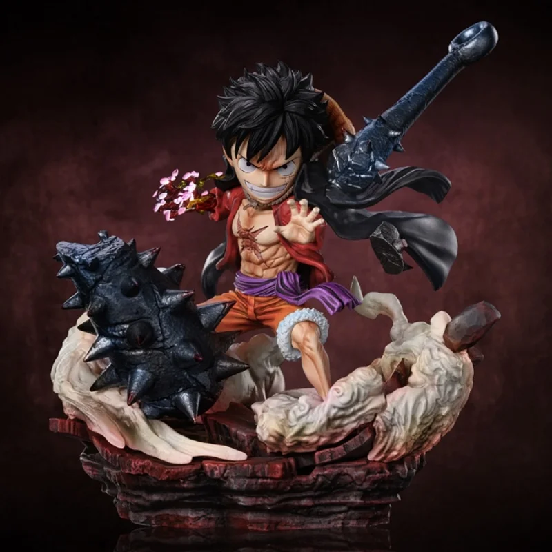 In Voorraad Echt G5 Pirate King Gk Hars Standbeeld Luffy Zoro Ace Jinbei Sanji Robin Witbaard Figuur Model Anime Collectie Gift