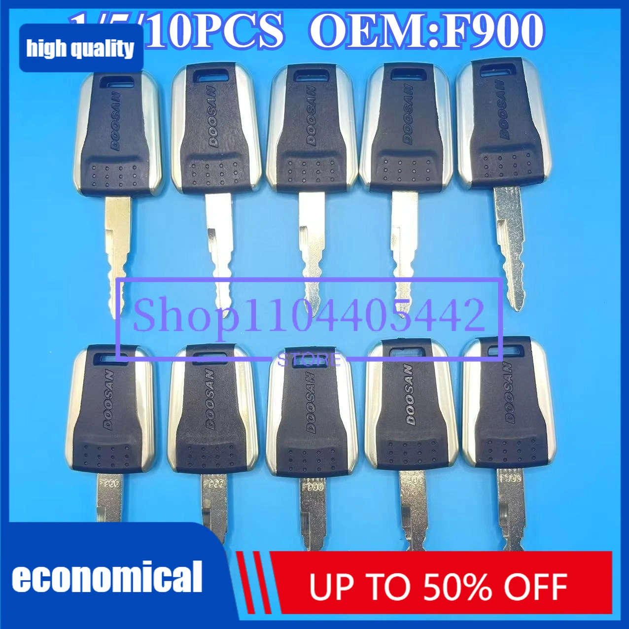 1/5/10 PCS KeyS F900 For Deawoo Doosan Terex Excavator Heavy Equipment Ignition Start Switch Door Lock Fit E80