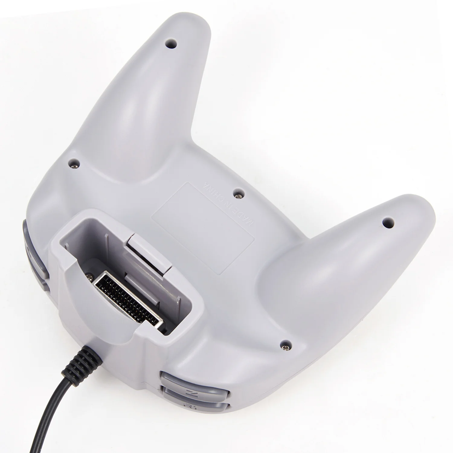 Retro for N64 Mini Controller Wired Remote Bit Game Pad Upgraded Joystick Controller for Classic N64 Console (Gray)