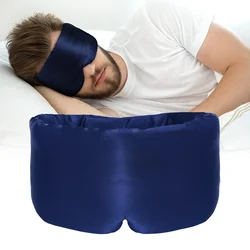 Silk Sleep Mask for Side Sleeper,Eye Mask Sleeping for Women Men 100% Mulberry Silk,Eye Cover for Sleeping with Adjustable Band