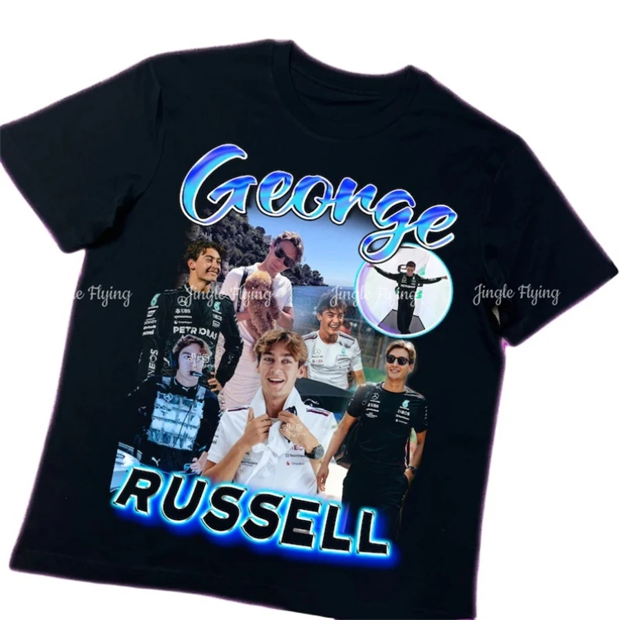 George Russell Tshirt Printable Design Tribute Aesthetic Unisex Crewneck Sweatshirt