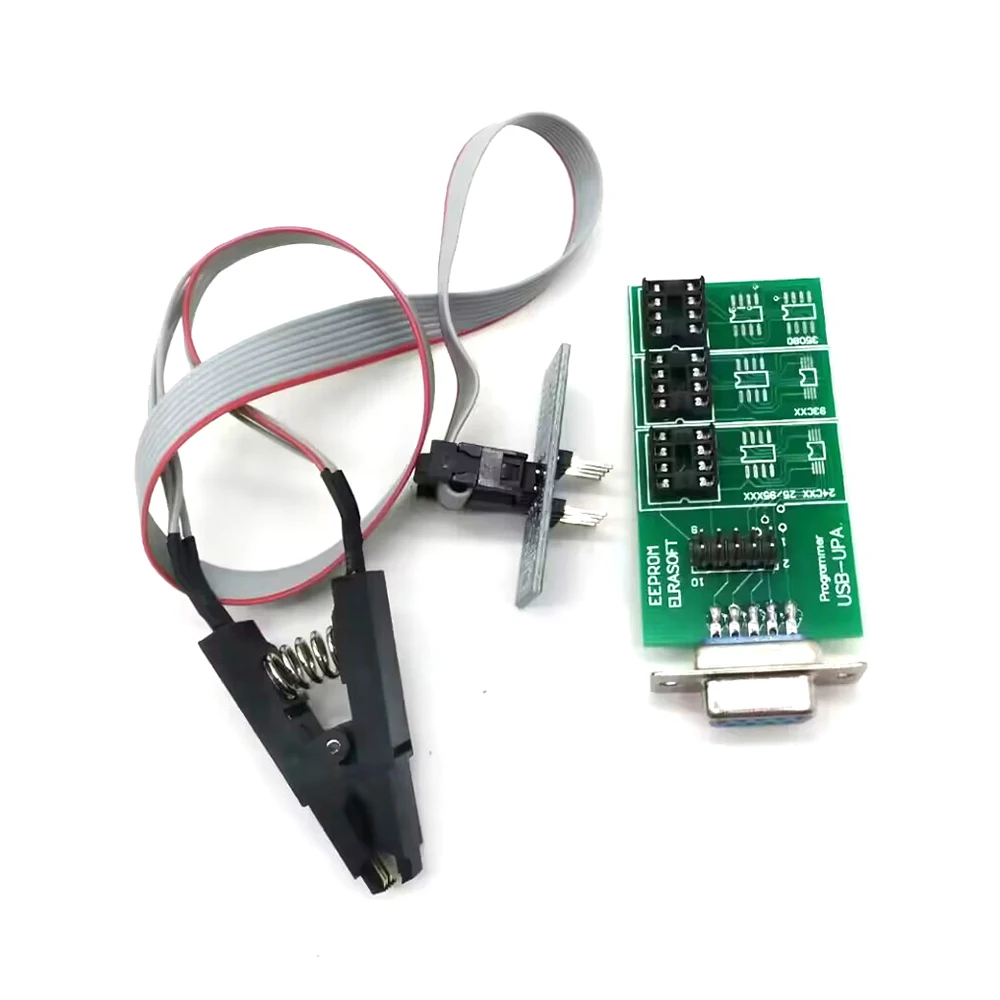 UPA USB V1.3 Xprog ECU Chip Tuning Programmer Eeprom Board Adapter with SOP8 SOIC8 Clip for 24CXX & 25 / 95XXX 93CXX 35080 Chips