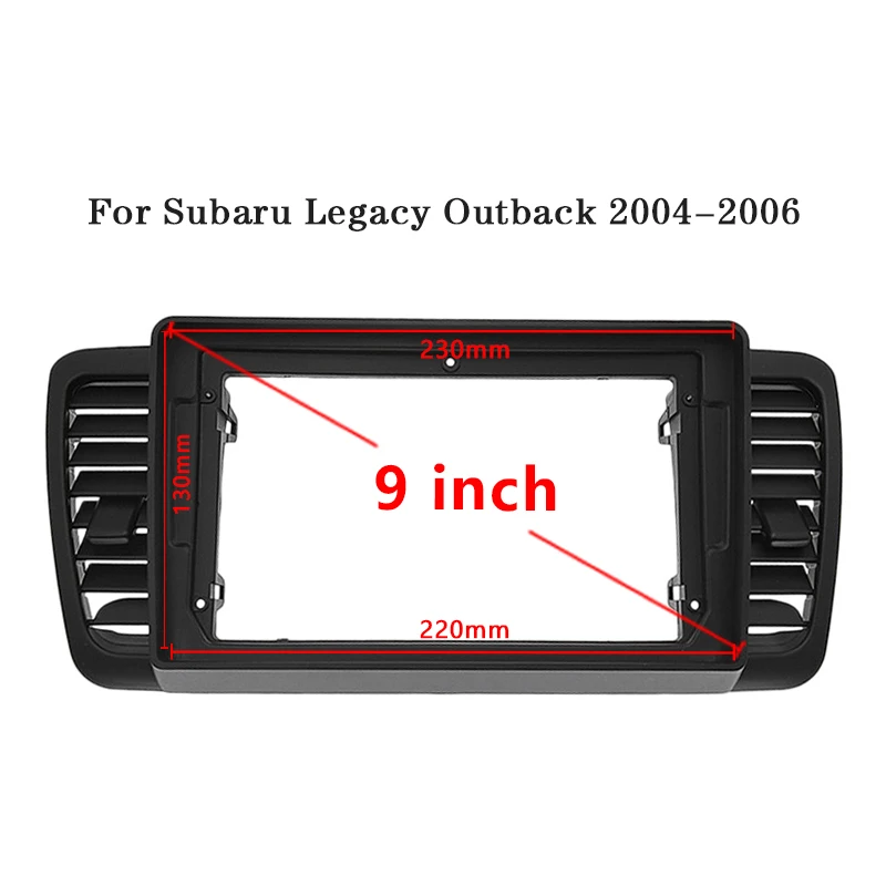 

ABS Plastic Trim Fascia Frame For Subaru Legacy Outback 2004-2006 Refit Car Android Radio Navigation DVD Mounting Dashboard