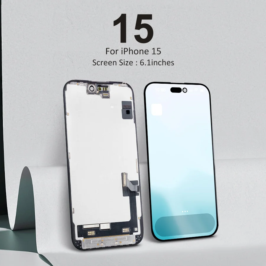 100%Test AMOLED Quality Lcd For IPhone X-15 Pro Max Display Touch Screen Replacement Factory Display For iPhone XS 12 13 Screen