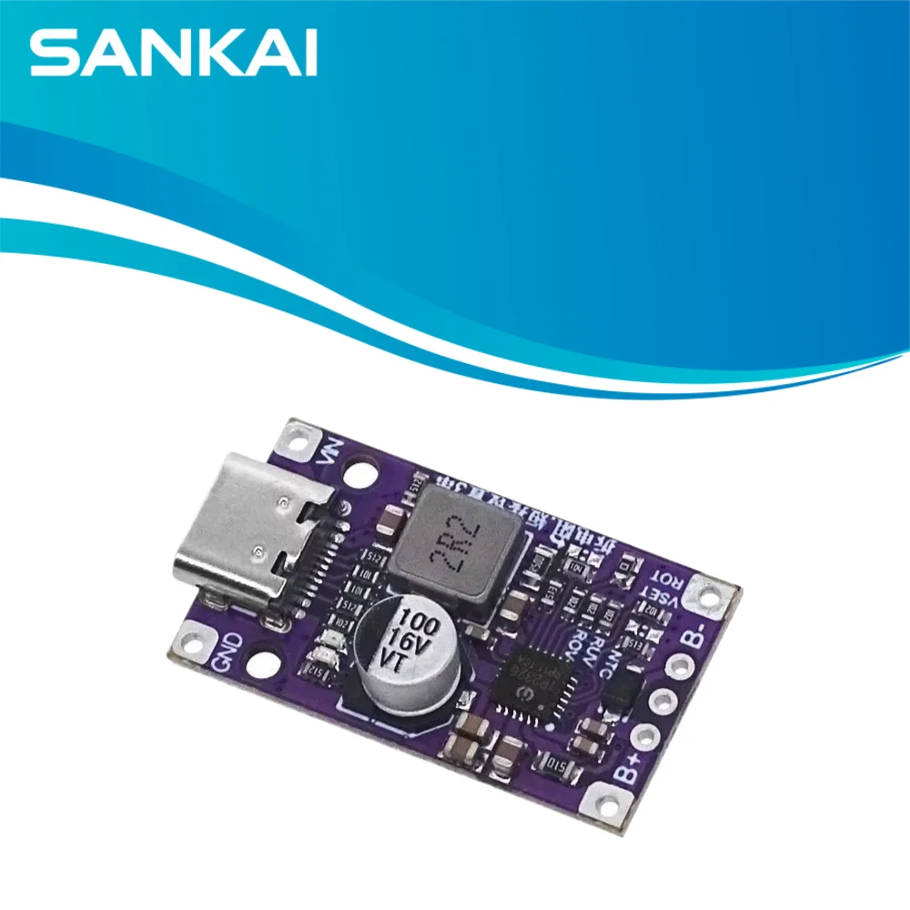 10Pcs Type-C 2S/3S Li-ion Battery Charger Boost Board 15W 8.4V 12.6V 1.5A with Balance