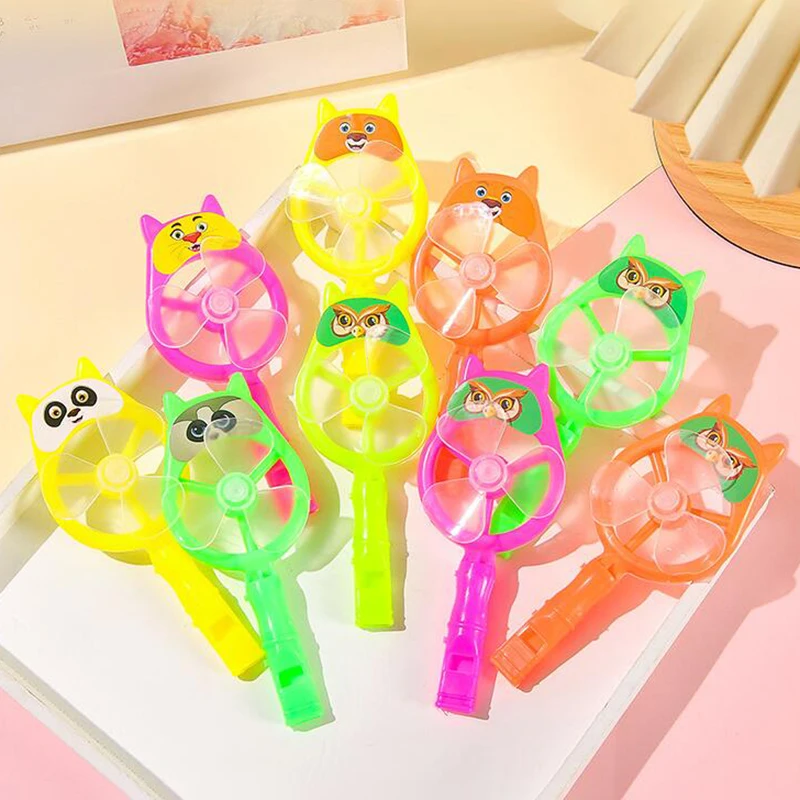 1PC Kids Reward Small Toy Fun Colorful Panda Big Windmill Whistle Game Children's Day Baby Shower Birthday Party Gift