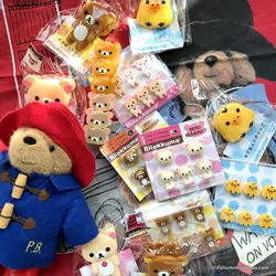 Genuine Japan Rilakkumas Peripheral Cute Kawaii Stickers Tapes Refrigerator Sticker Ornament Decorations Gifts Toy