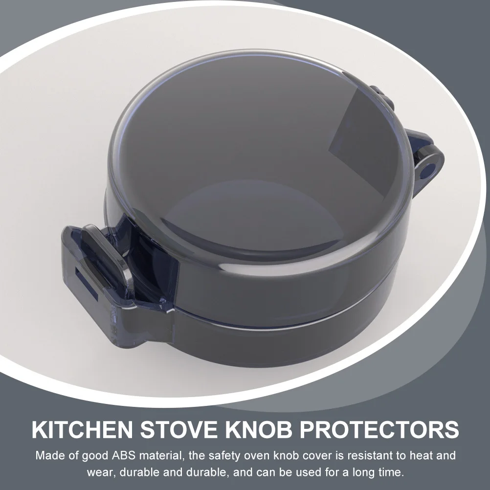 

4Pcs Stove Knob Covers Gas Protective Cover Child Safety Knob Guards ABS Material Stove Safety Protectors Kitchen Essentials