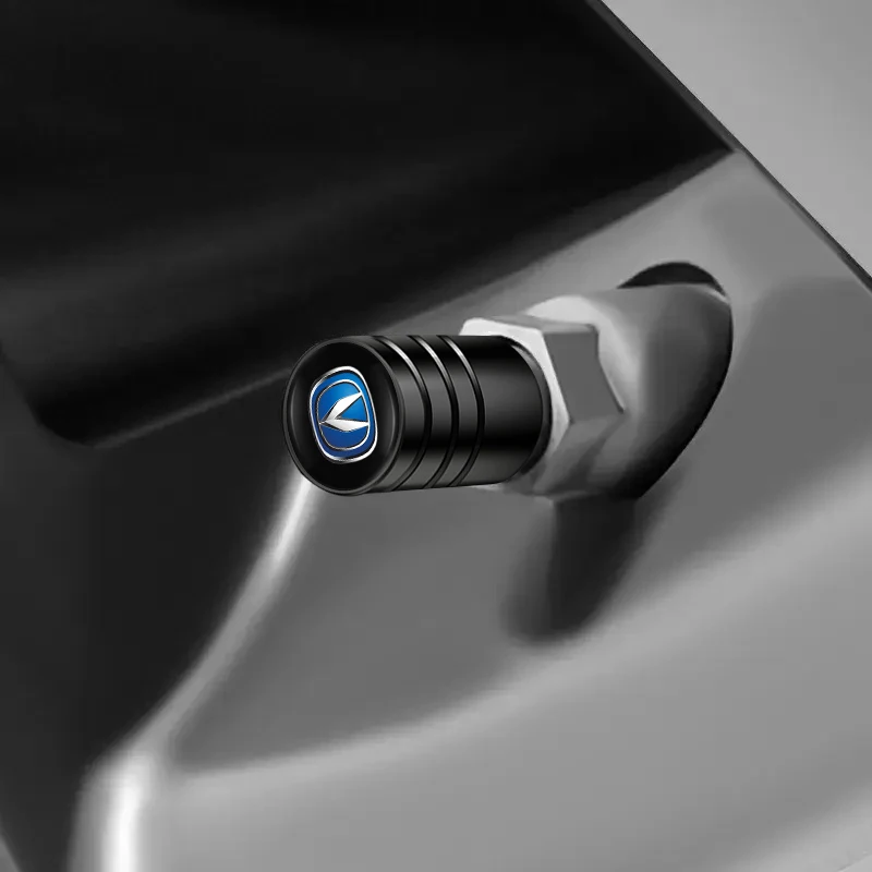 For Changan UNI‑V UNI‑K Deepal SL03 Wear‑Resistant Suede Keychain Keyring + Tire Valve Stem Caps Exterior Trim Accessories