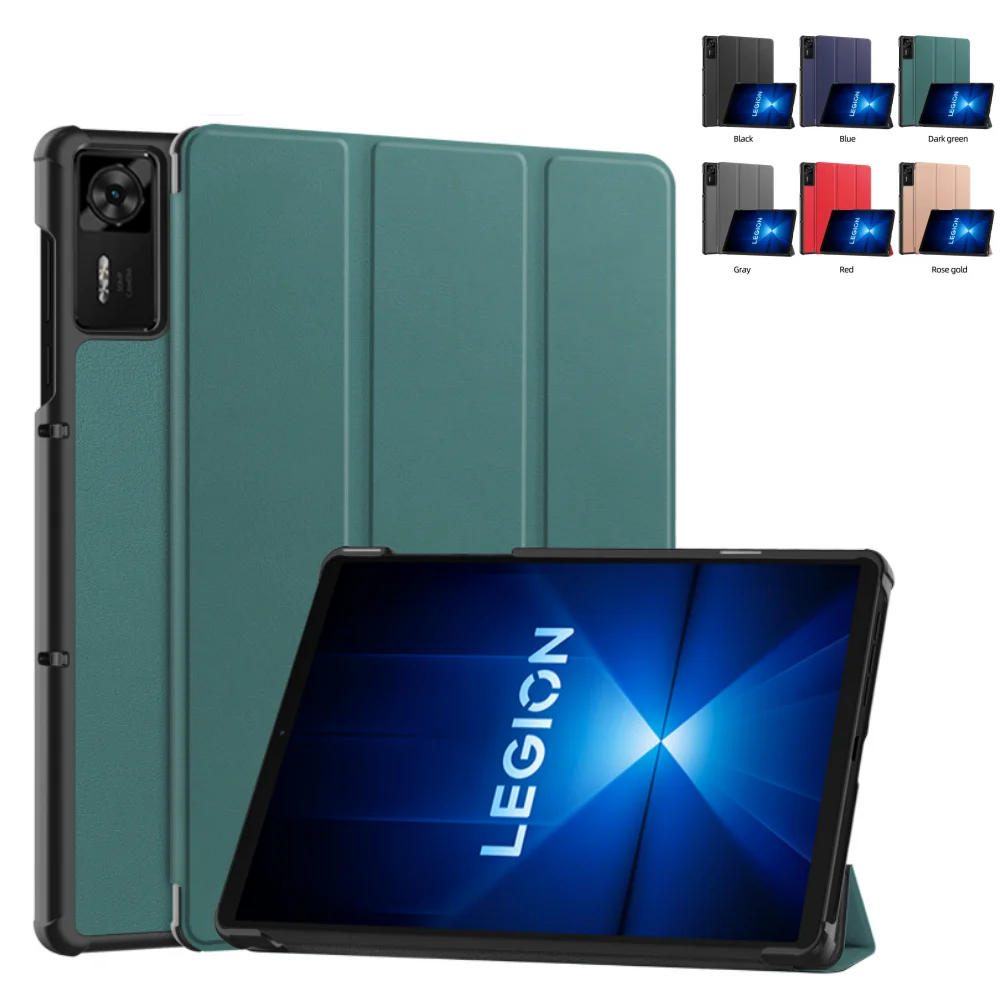 

Чехол для Lenovo Legion Y700 4th 2025 TB322FU 8,8 дюйма из искусственной кожи Tri-Folidng с магнитной откидной крышкой и функцией автоматического пробуждения