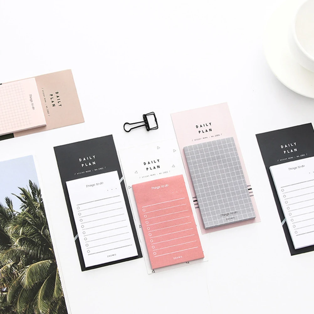 

6 Pcs Pad Pads Memo Notepad Writing Small and Fresh Portable Notepads Paper Time Management