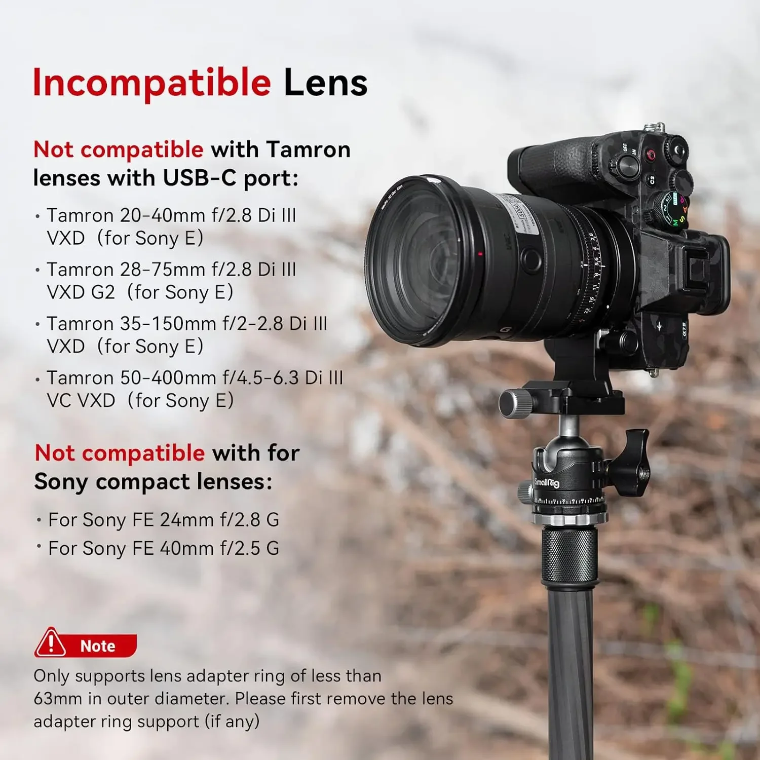 

New SmallRig Horizontal and Vertical Shooting Rotatable Collar Mount Plate for A7R V/A7 IV/A7S III/A7R IV - 4148