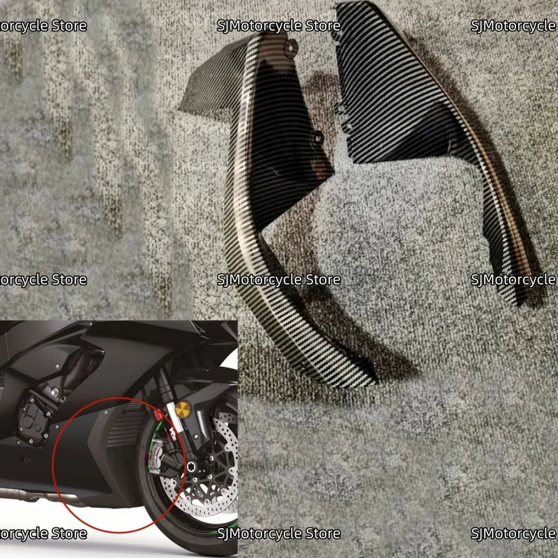 

Fit For KAWASAKI NINJA ZX10R ZX-10R ZX 10R 2021 2022 2023 2024 Motorcycle ABS Belly Pan Front Lower Fairing