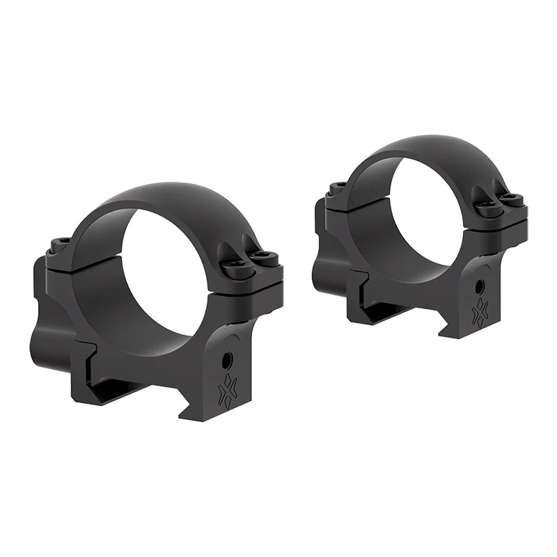حلقات Vector Optics 30 مم من الصلب ويفر سريعة الإصدار 0.8 بوصة ملف تعريف منخفض تناسب قضبان Picatinny و Weaver مقاس 21 مم #2
