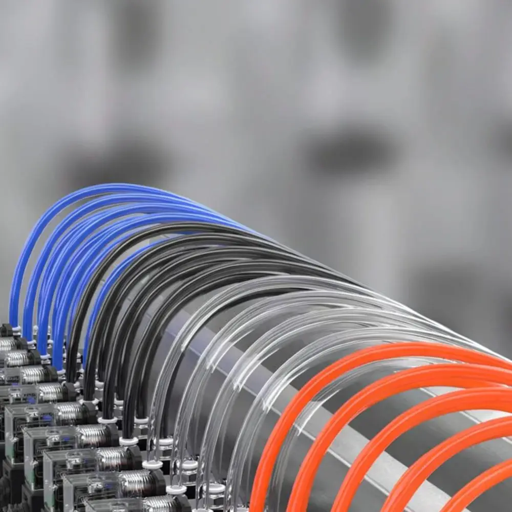 Flexible PU Pneumatic Hose For Benyi Clear Air Pipe High Pressure Resistant Tubing For Compressor Automation Tool Parts Supply