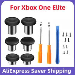 1 paio di bastoncini per pollice analogici Set per Controller Xbox One Elite serie 1 bacchette di ricambio Joystick parti accessori per la riparazione