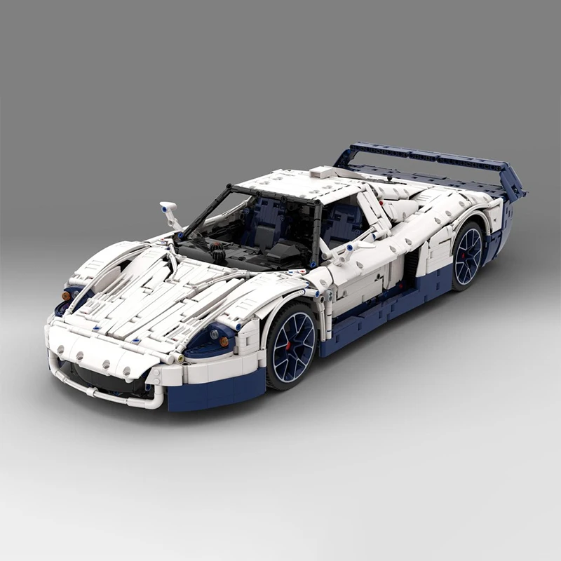 3987pcs MOC Technical Maseraties MC12 1:8 White Model Christmas Gift Office Desk Ornament And Creative Tabletop