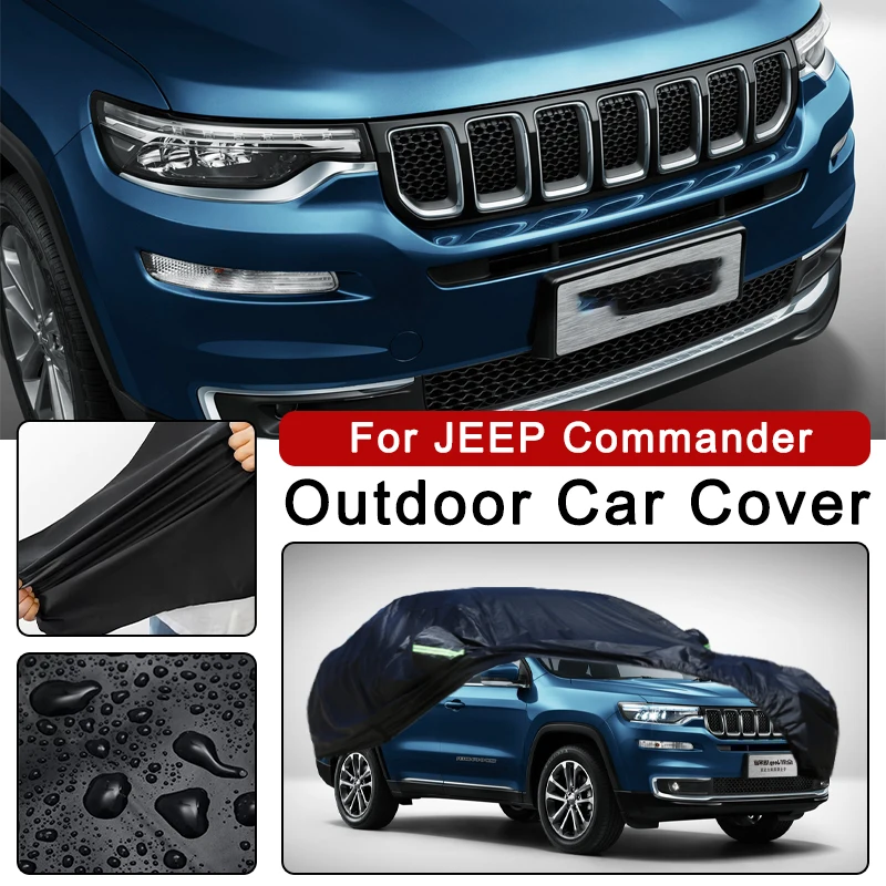 

Car Cover for JEEP Commander - Outdoor Full Protection, Waterproof Dustproof Heat-Resistant, All-Season Use Exterior Accessories