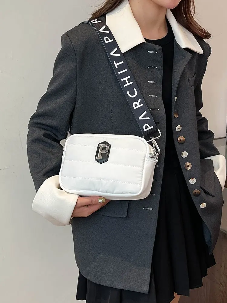 

Модная женская сумка через плечо из кожи с облачным принтом и прочным винтажным стилем в дизайнерском стиле