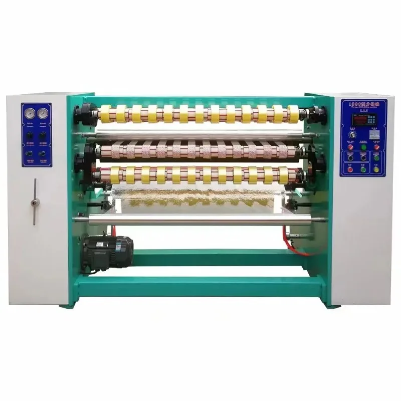 High Output and Good Price Bopp Adhesive Jumbo Roll Packaging Tape Slitting Rewinding Machine Opp Slitter Rewinder Machine