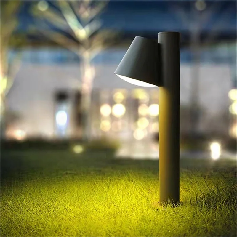 TINNY-Lampe de Pelouse LED Nordique Moderne et Étanche, Luminaire d'Extérieur, Idéal pour une Villa, un Jardin ou un Sentier