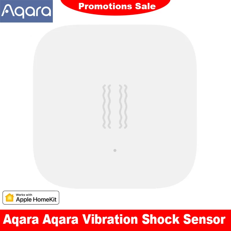 Aqara Smart Vibration Sensor Zigbee Motion Shock Sensor Detection Alarm Monitor Built In Gyro for Xiaomi Mijia Homekit Smarthome