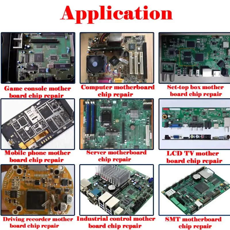 อัตโนมัติเต็มรูปแบบ LY G720 BGA Rework Station สำหรับคอนโซลเกมโทรศัพท์มือถือแล็ปท็อปคอมพิวเตอร์เครื่อง SMT เมนบอร์ดชิปซ่อม