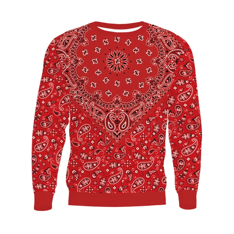 New 3D Printing Bandana Cat Fashion Men Women Tracksuits Crewneck Hip Hop Sweater Plus Size S-7XL Harajuku  Seasons Casual