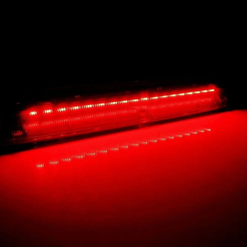 For Ford Transit MK8 Tourneo Custom Rear High Mount Level Third LED Brake Stop Tail Light Red Third Red Lens Taillight Accessory