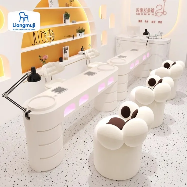 

Salon Furniture Professional Nail Manicure Table Tables Aesthetic Supplies Nails Equipment Chairs Manicure Tafel Furniture