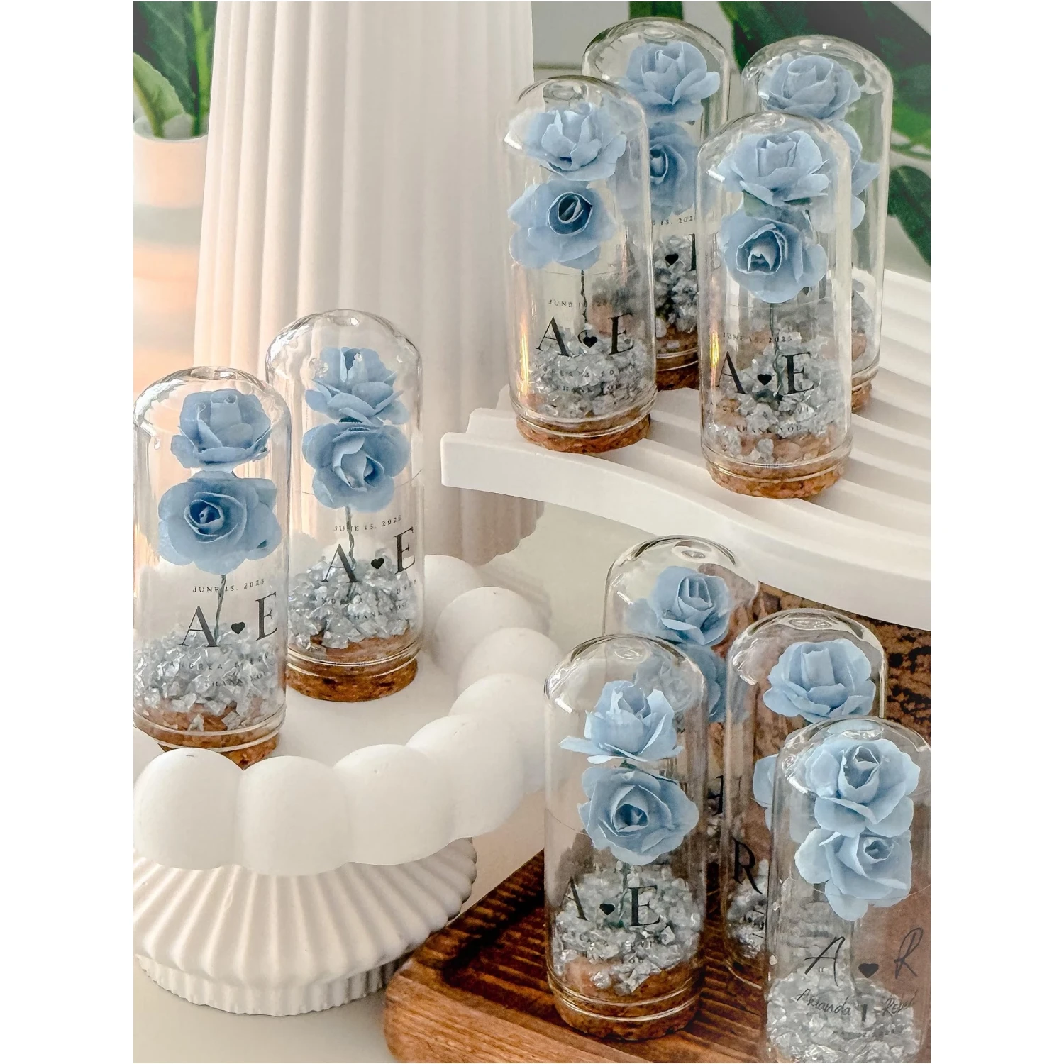 

Массовые сувениры с куполом роз для гостей, подарки на свадьбу, персонализированные подарки для вечеринок, сувениры на заказ «Красавица и чудовище», девичник