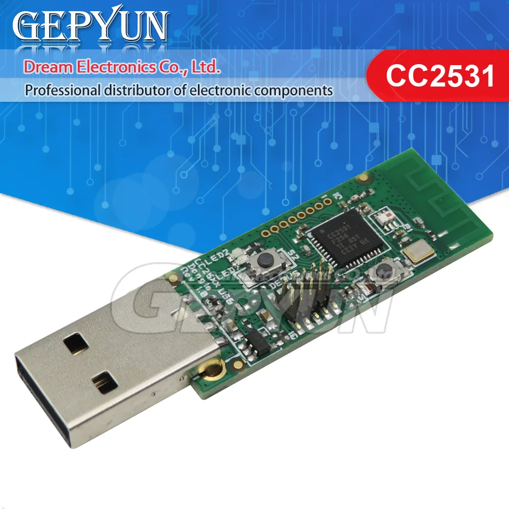 USB CC2531 Wireless Zigbee Sniffer Bare Board Packet Protocol Analyzer Module USB Interface Dongle Capture Packet Module