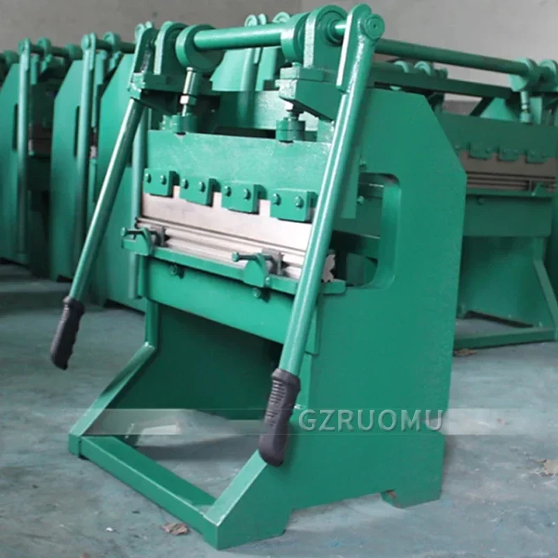 1.3M Desktop Semi Automatic Right Angle Bending Machine Manual Label Folding Equipment For Aluminum Plate Iron Sheet